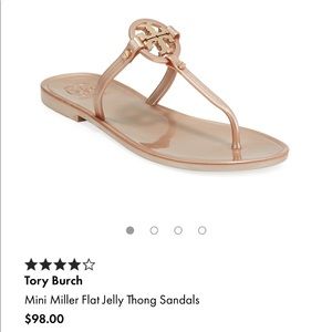Tory Burch Mini Miller flat Jelly sandals
